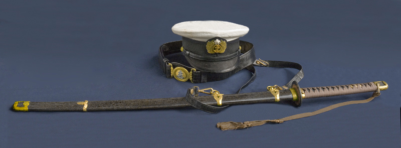 昭和12年制定海軍制式軍刀(太刀型海軍刀) Navy commissioned officers Shin-Guntō 1937